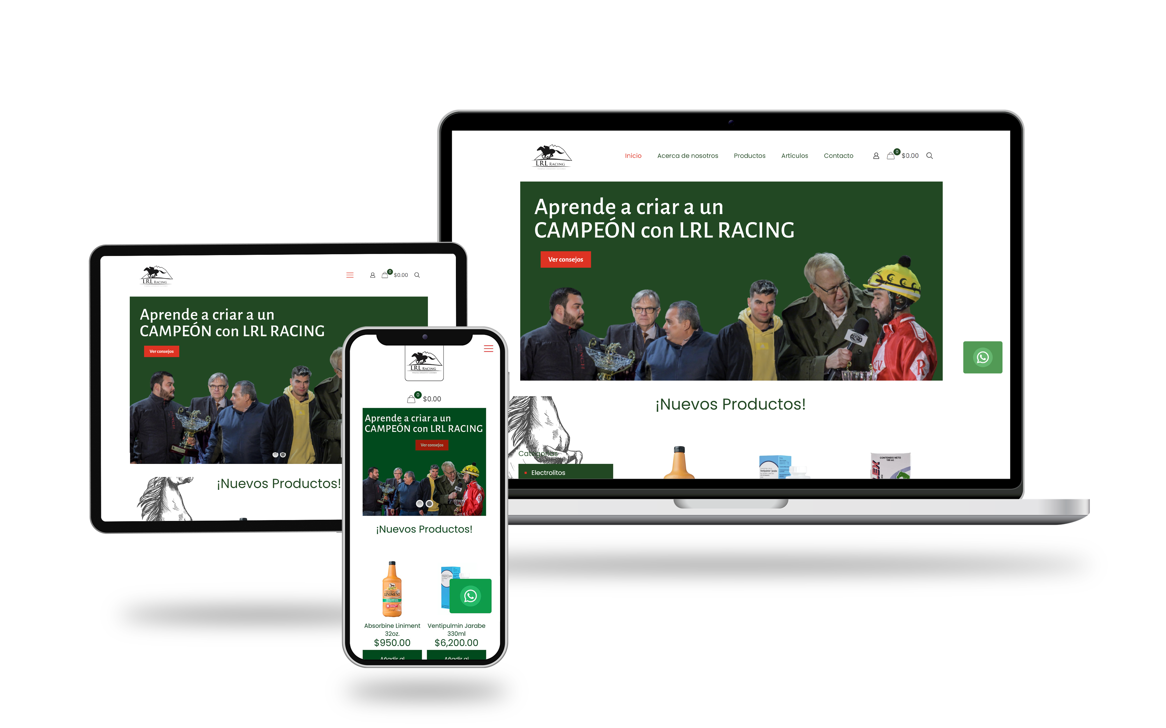 LRL Racing · Casos de Éxito B2B · Compartamos Redes